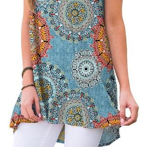 Sleeveless Swing Top